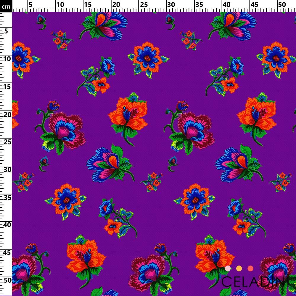 Pazen Görünümlü Kumaş Model-4 Mor