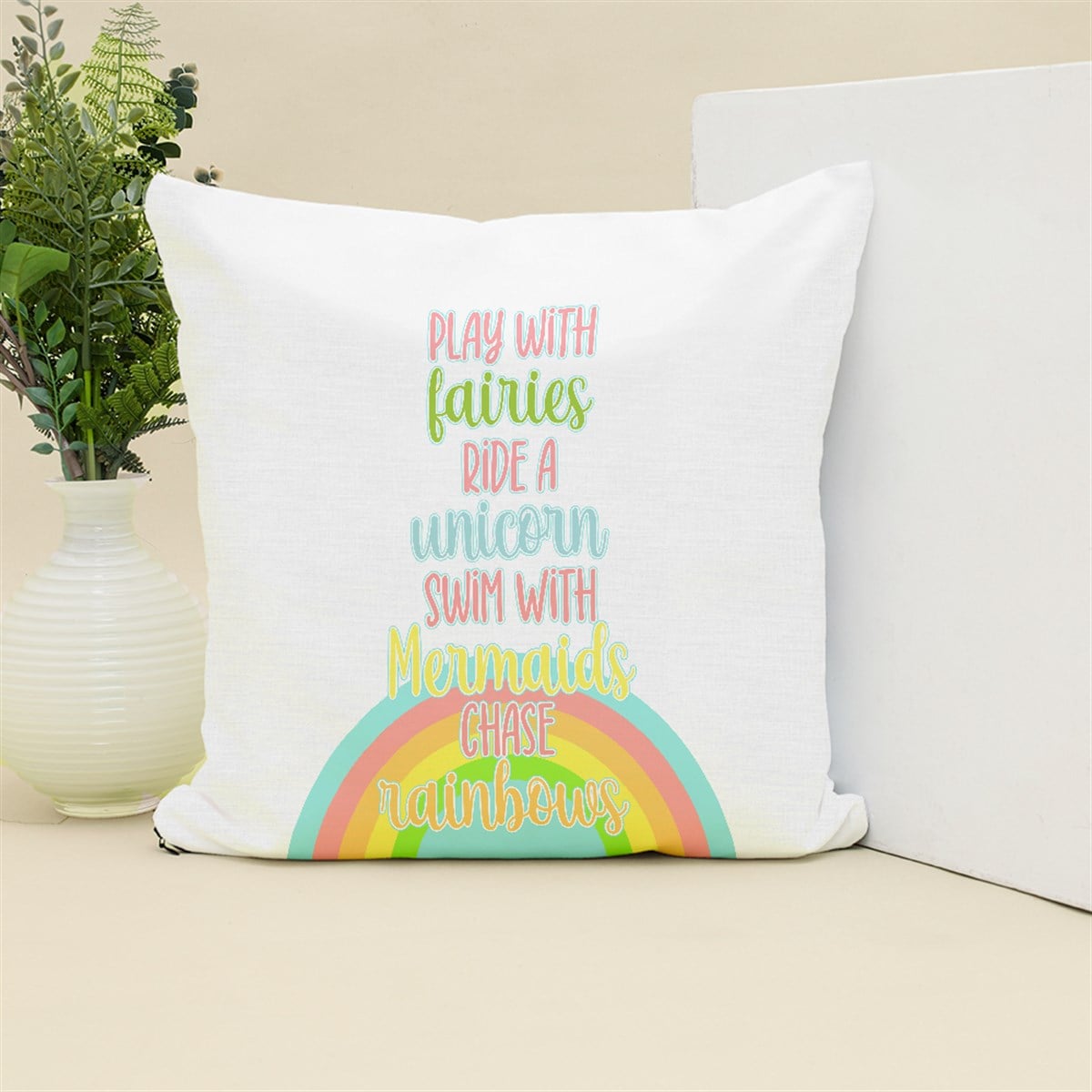 Play with fairies.. Kırlent Kumaşı