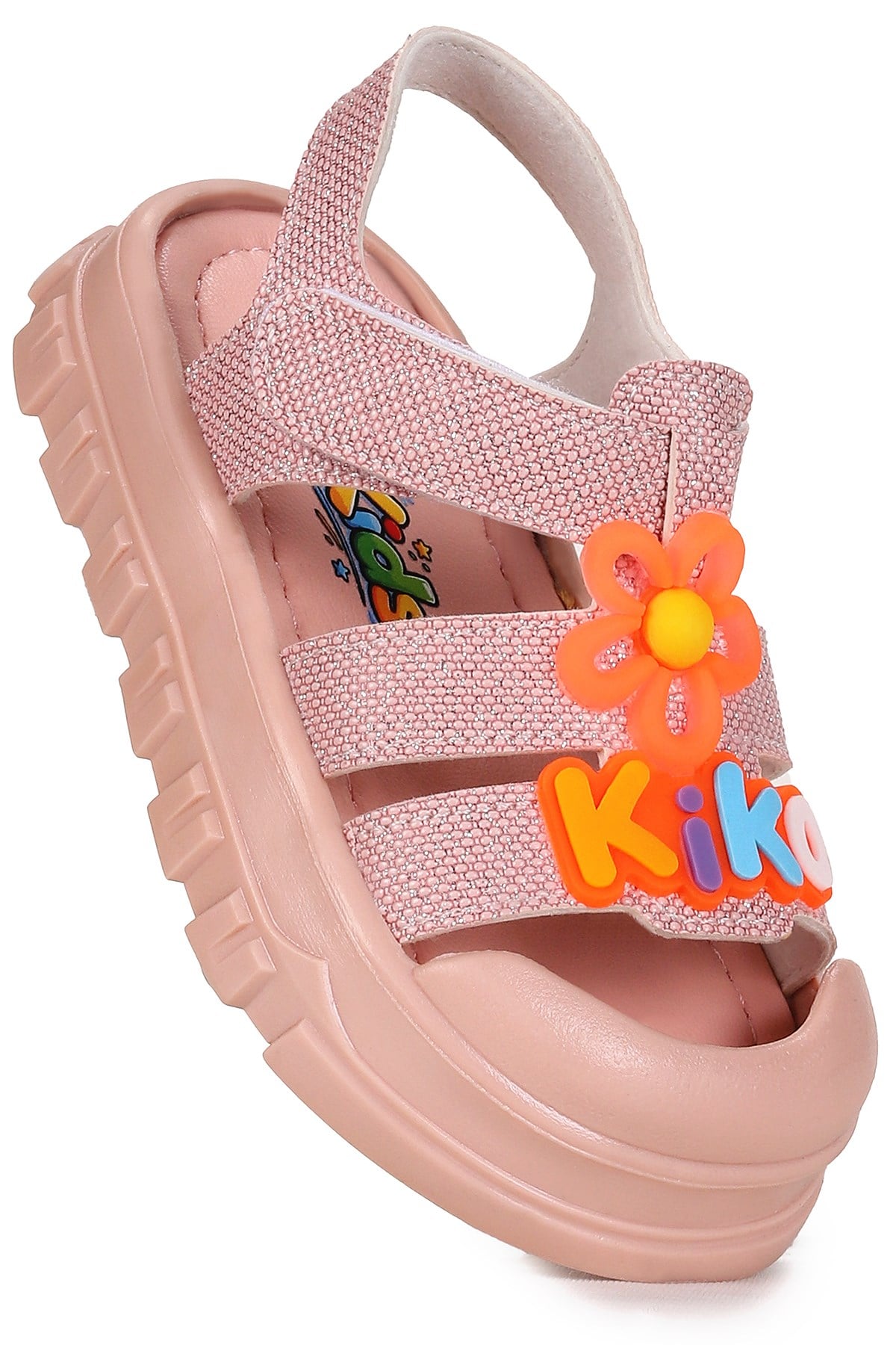 Jelly Simli Hafif Taban Kız Çocuk Sandalet Pembe