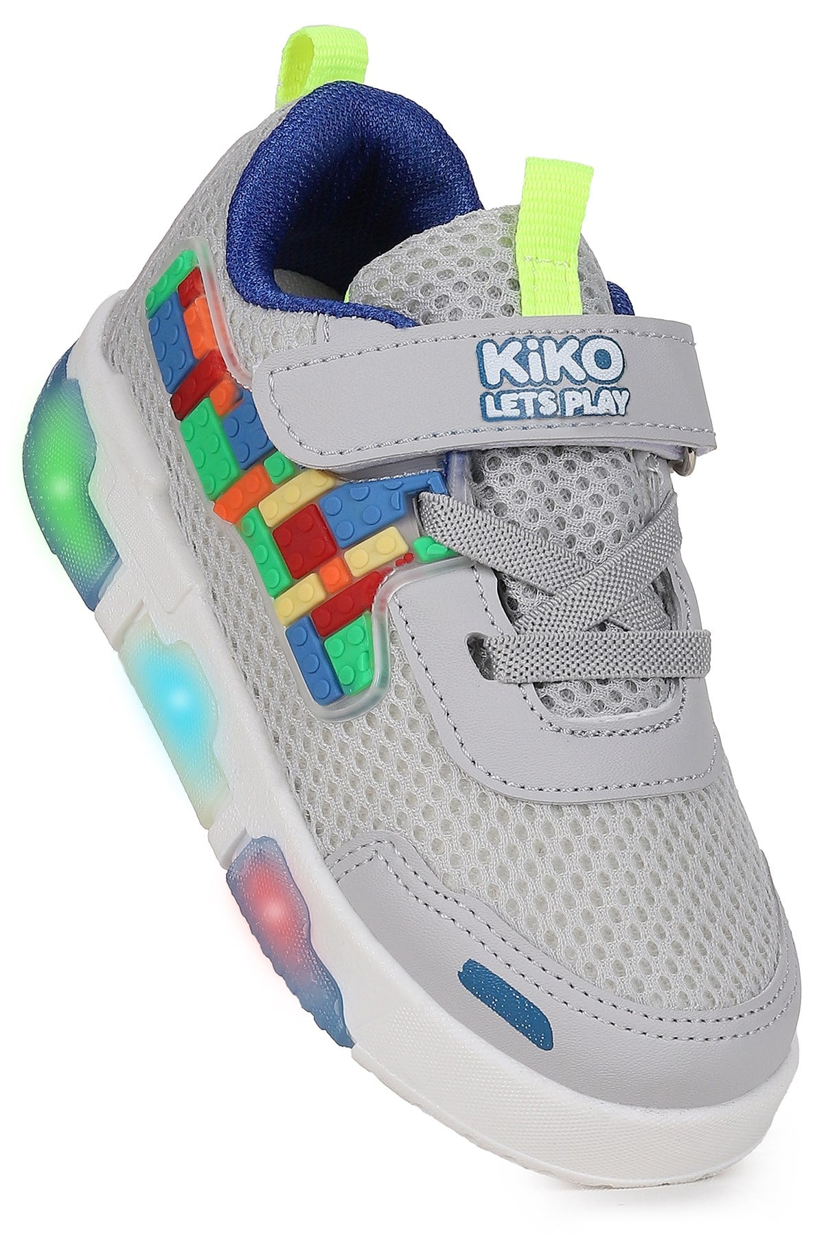 Scarpe Cırtlı Işıklı Erkek Bebek Spor Ayakkabı Buz - Saks
