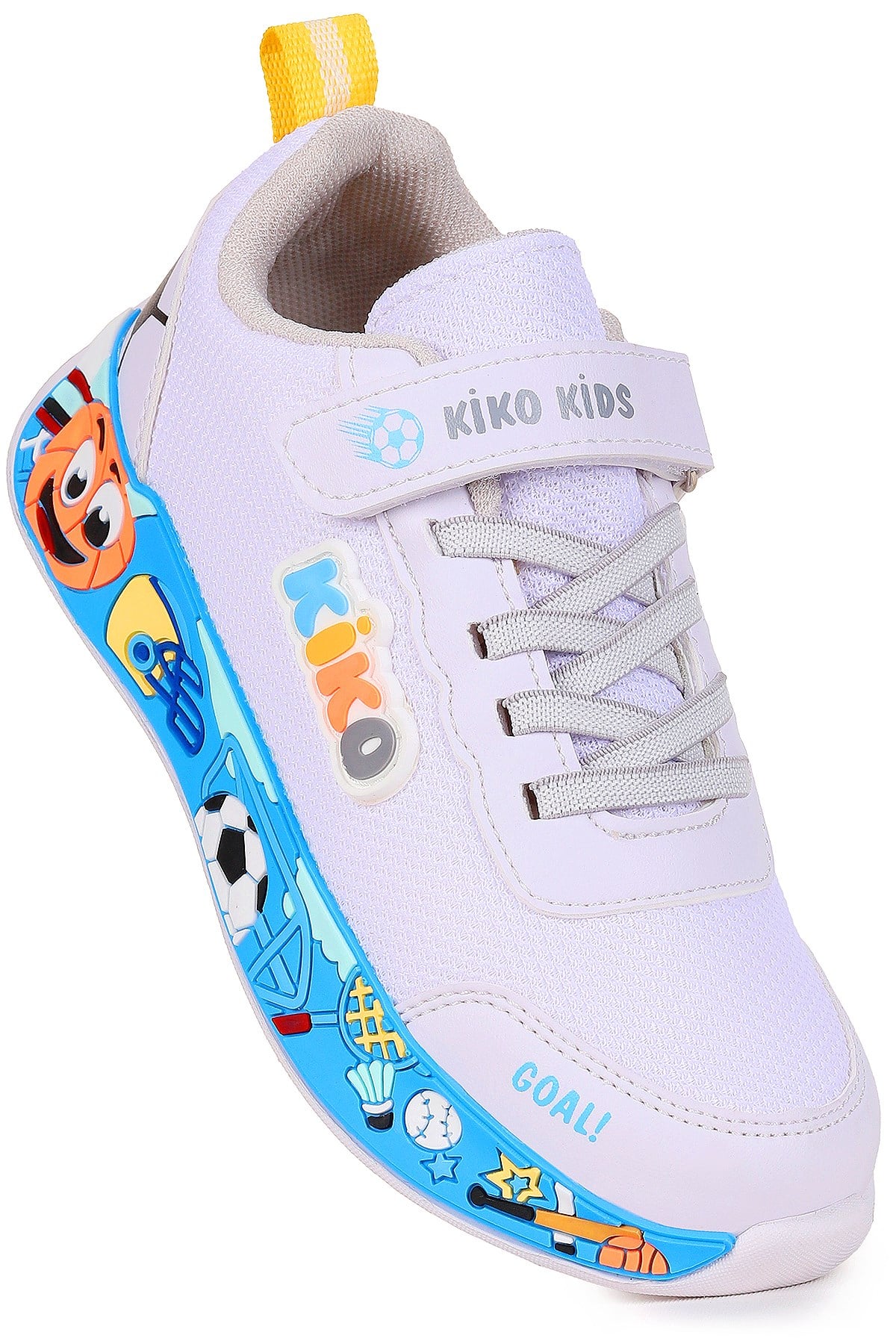 Velcro Günlük Cırtlı Erkek Çocuk Spor Ayakkabı Beyaz - Buz