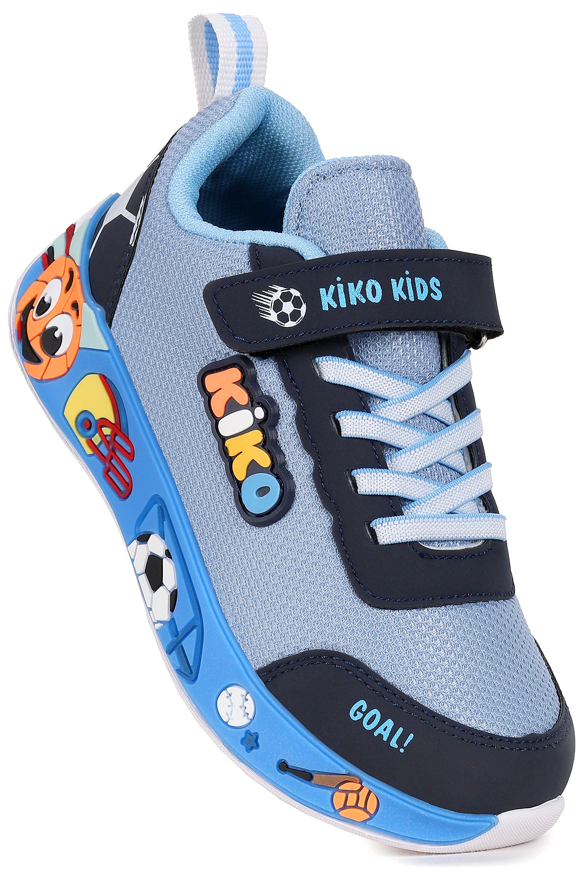 Velcro Günlük Cırtlı Erkek Çocuk Spor Ayakkabı İndigo