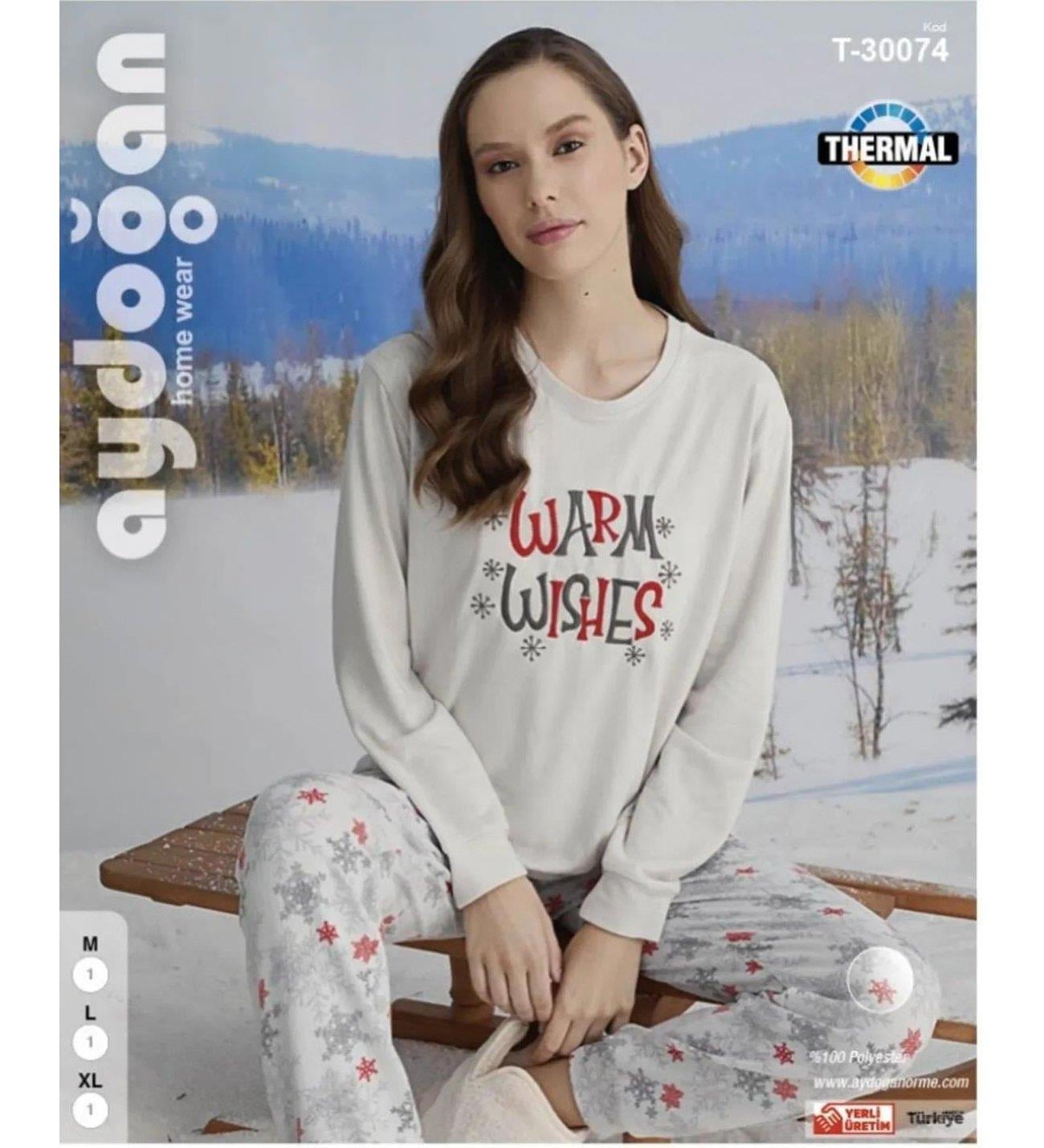 Aydoğan Termal Bayan Pijama Takım [30074]