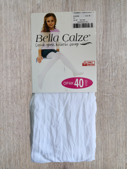 Bella Calze Çocuk Külotlu Çorap [ 40'Den 12 Adet]