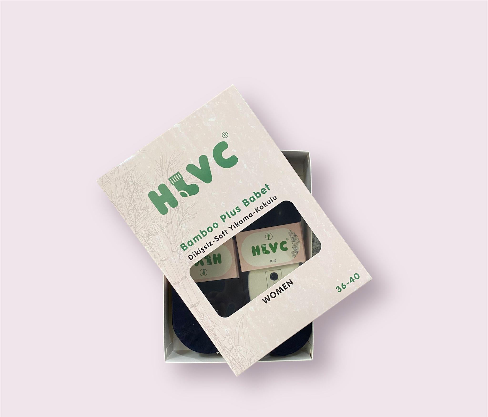 HLVC Bayan Bambu Babet Silikonlu (12 Adet)