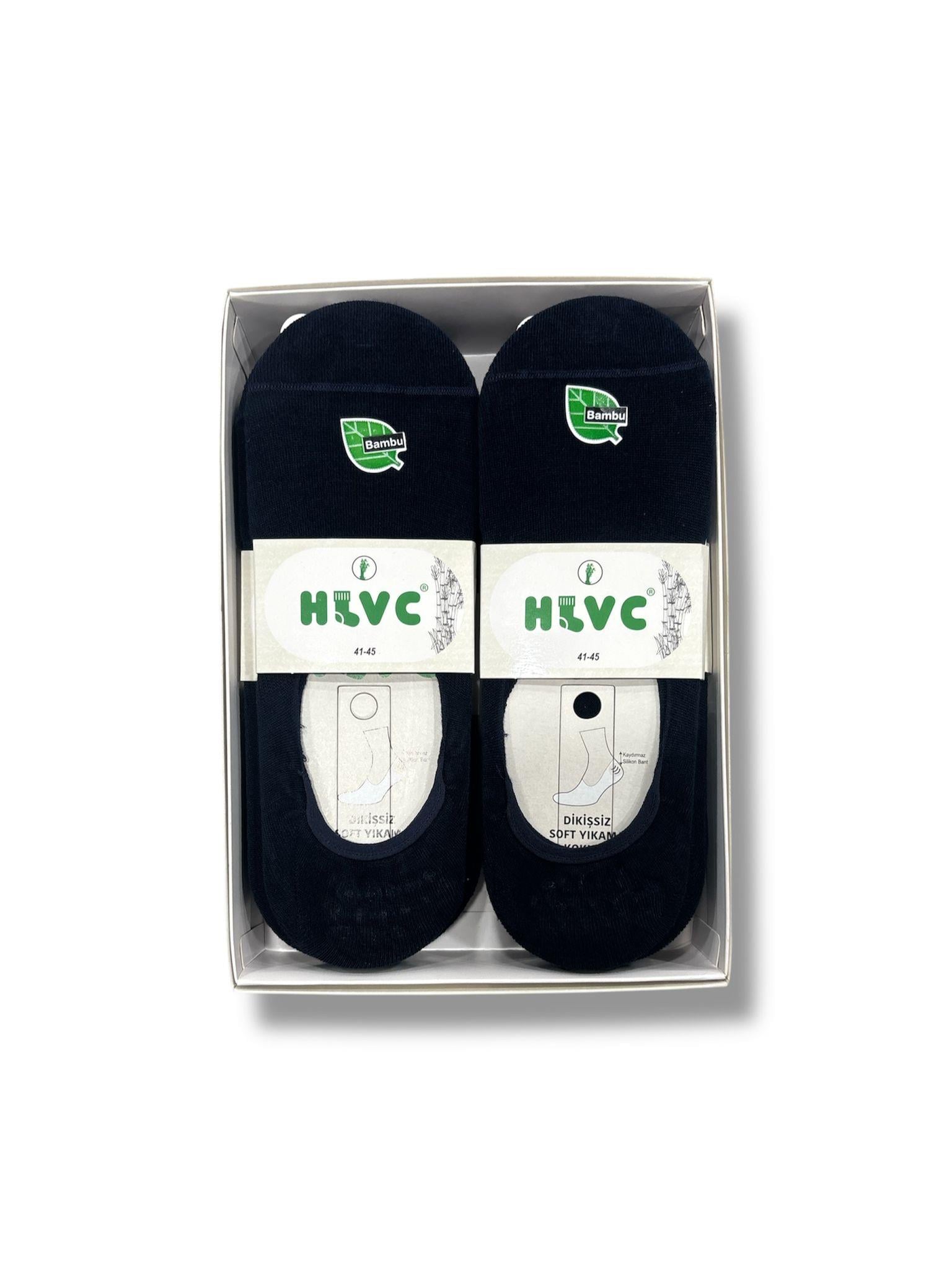 HLVC Erkek Bambu Babet Silikonlu (12 Adet)