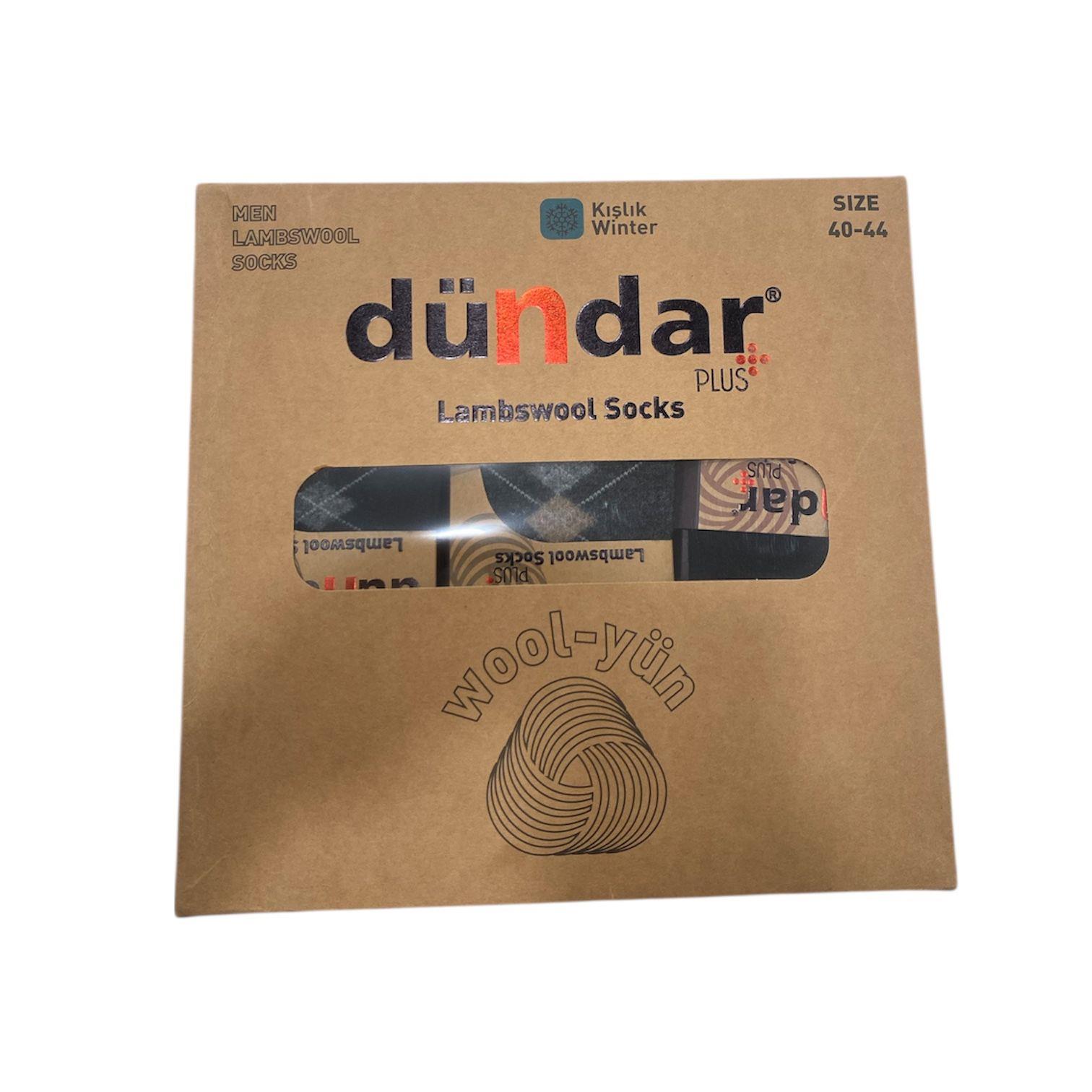 Dündar Kışlık  Wool Erkek Yün Çorap ( 6 adet )