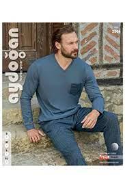 Erkek SUP.V Yaka Pijama Takım-3504