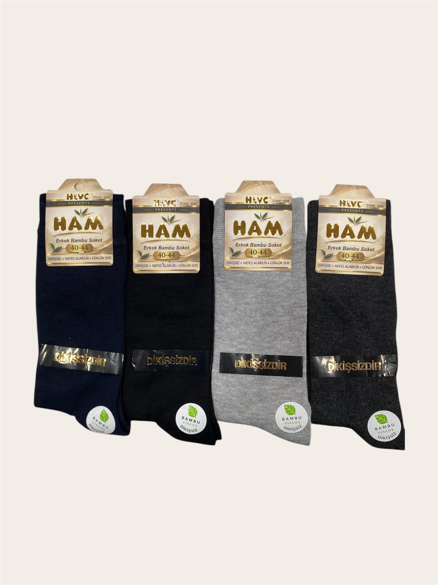 Ham Vİskon Bambu Erkek Soket ( 12 Adet )