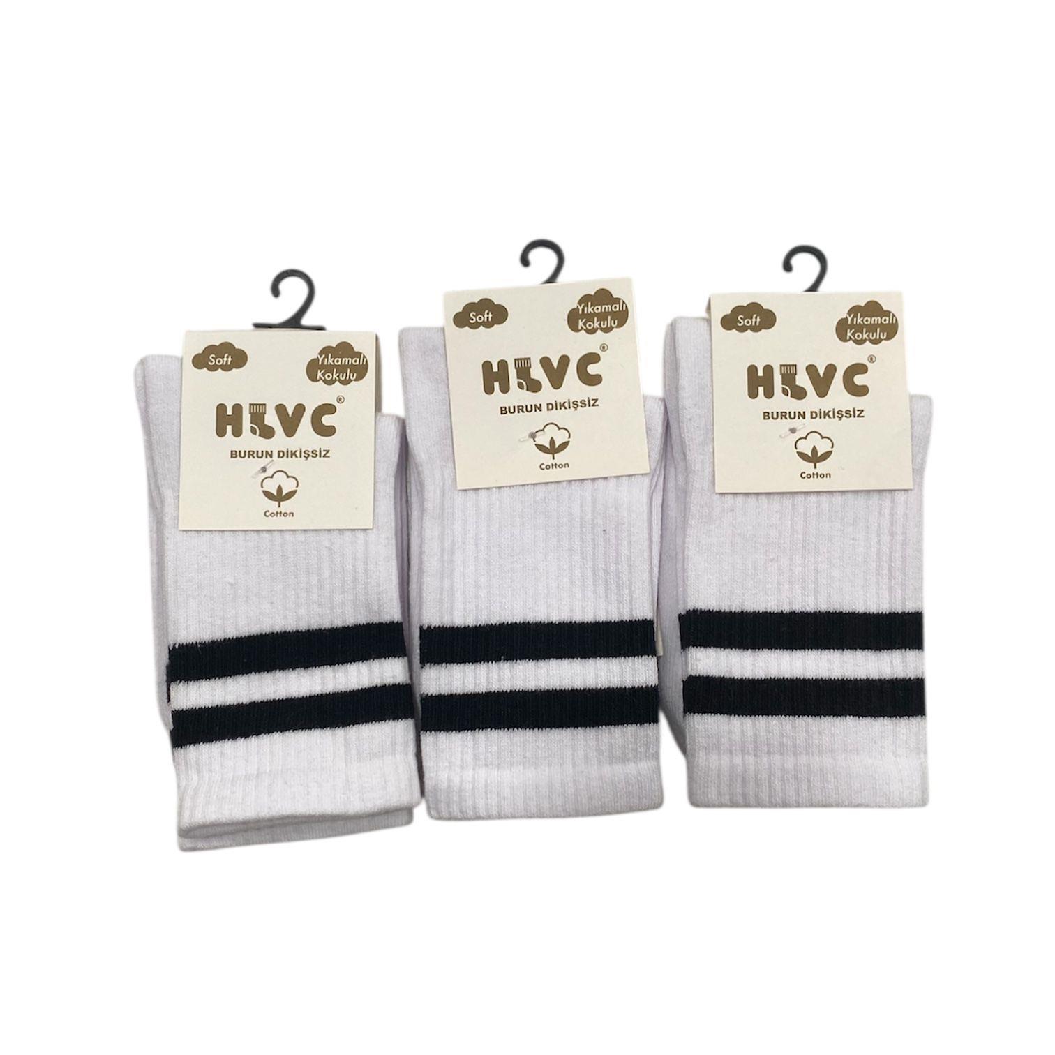 HLVC Kolej Uzun Çorabı Dikişsiz (12 Çift)