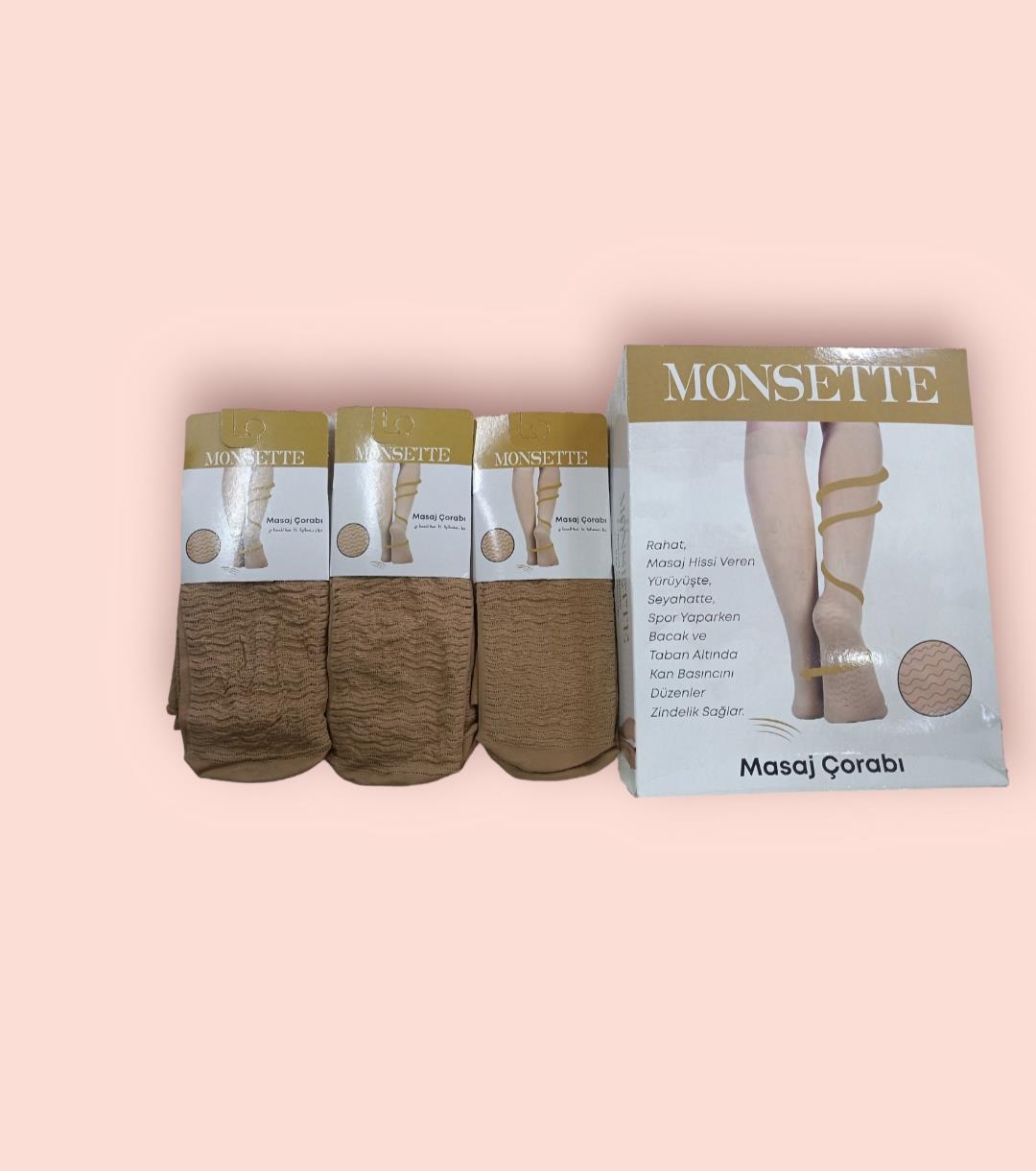 Monsette Masaj Çorabı (12 Adet)
