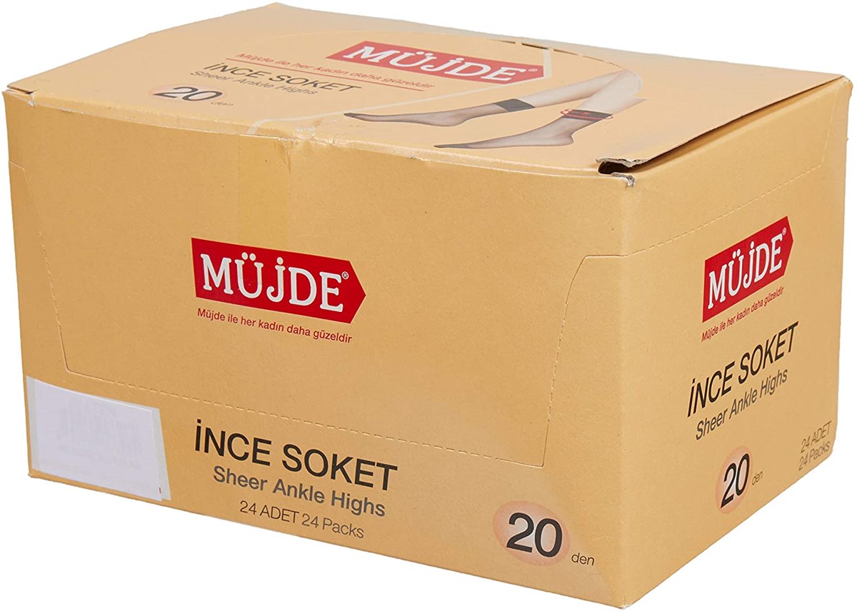 Müjde İnce Soket 20 Den (24 Adet)