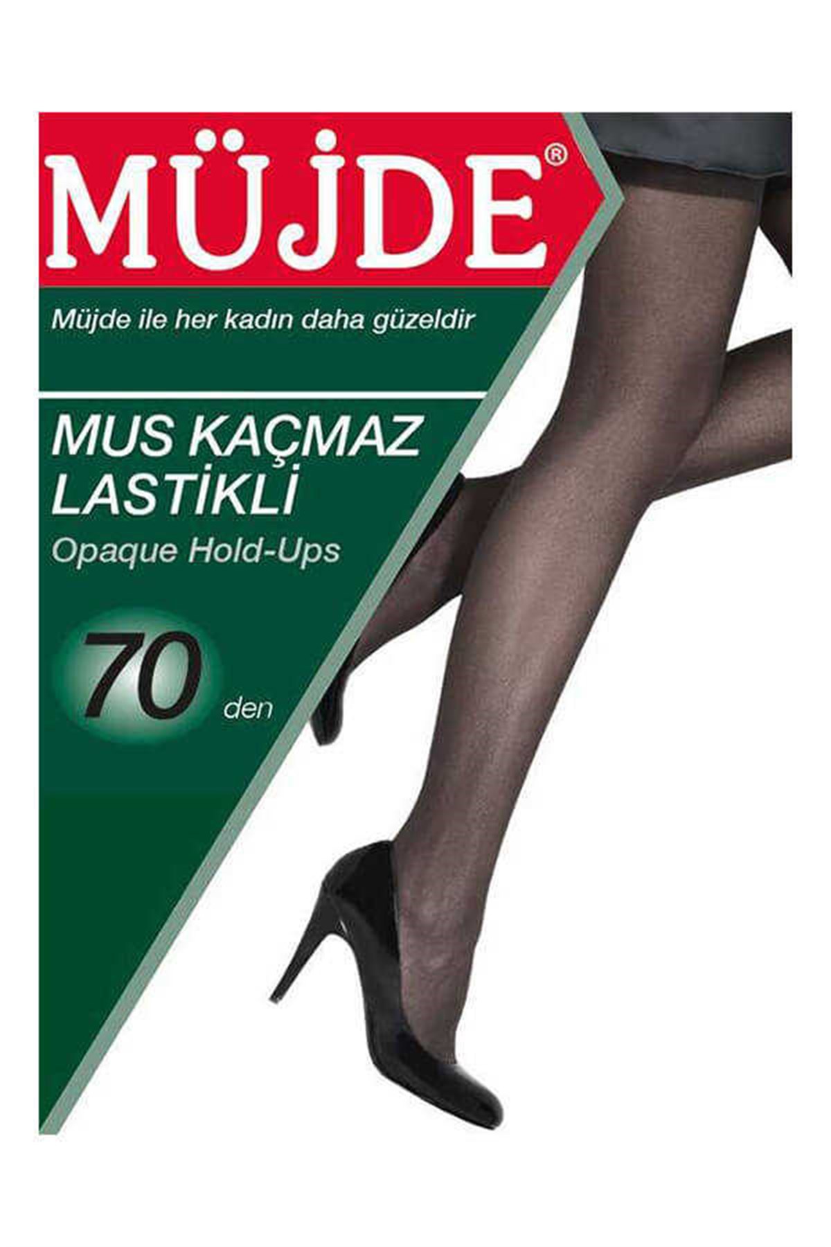 Müjde Mus Kaçmaz Lastikli 70 Den Çorap (24 Adet)