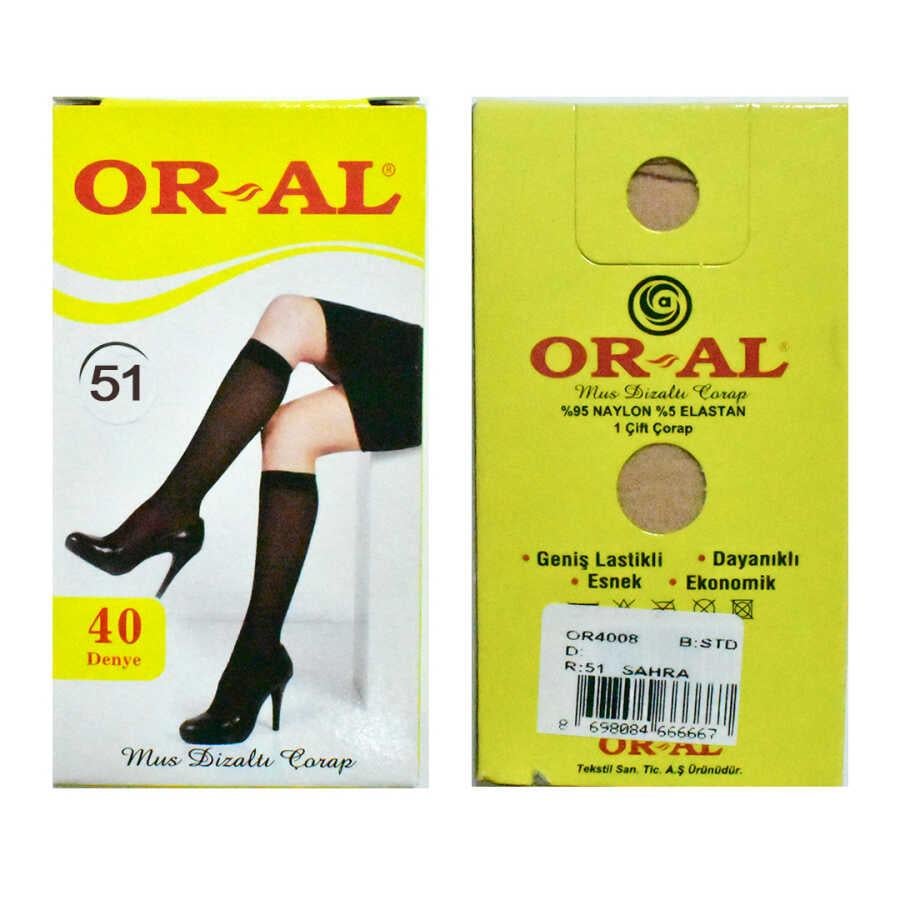 Oral Sarı Orta Kalın 40 Den (12 Adet)