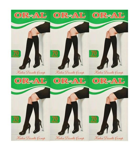 Oral Yeşil Kalın 70 Den (12 Adet)