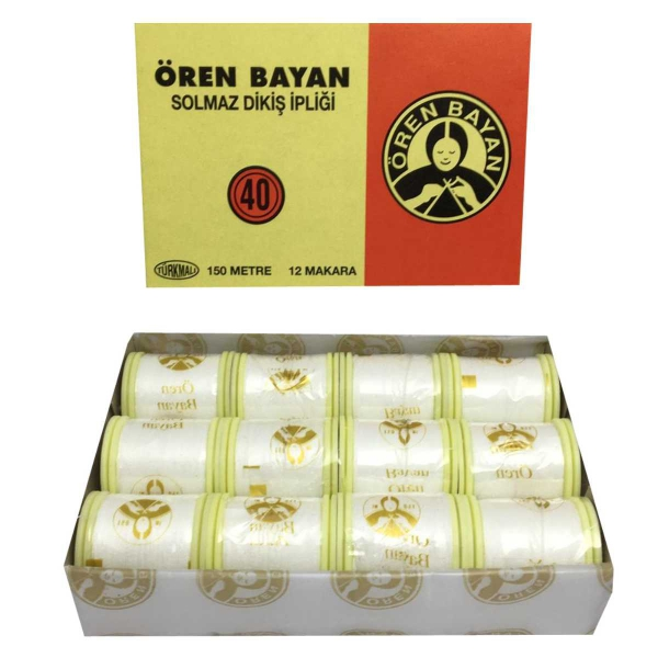 Ören Bayan Dikiş İpliği (40/150) 12 Adet