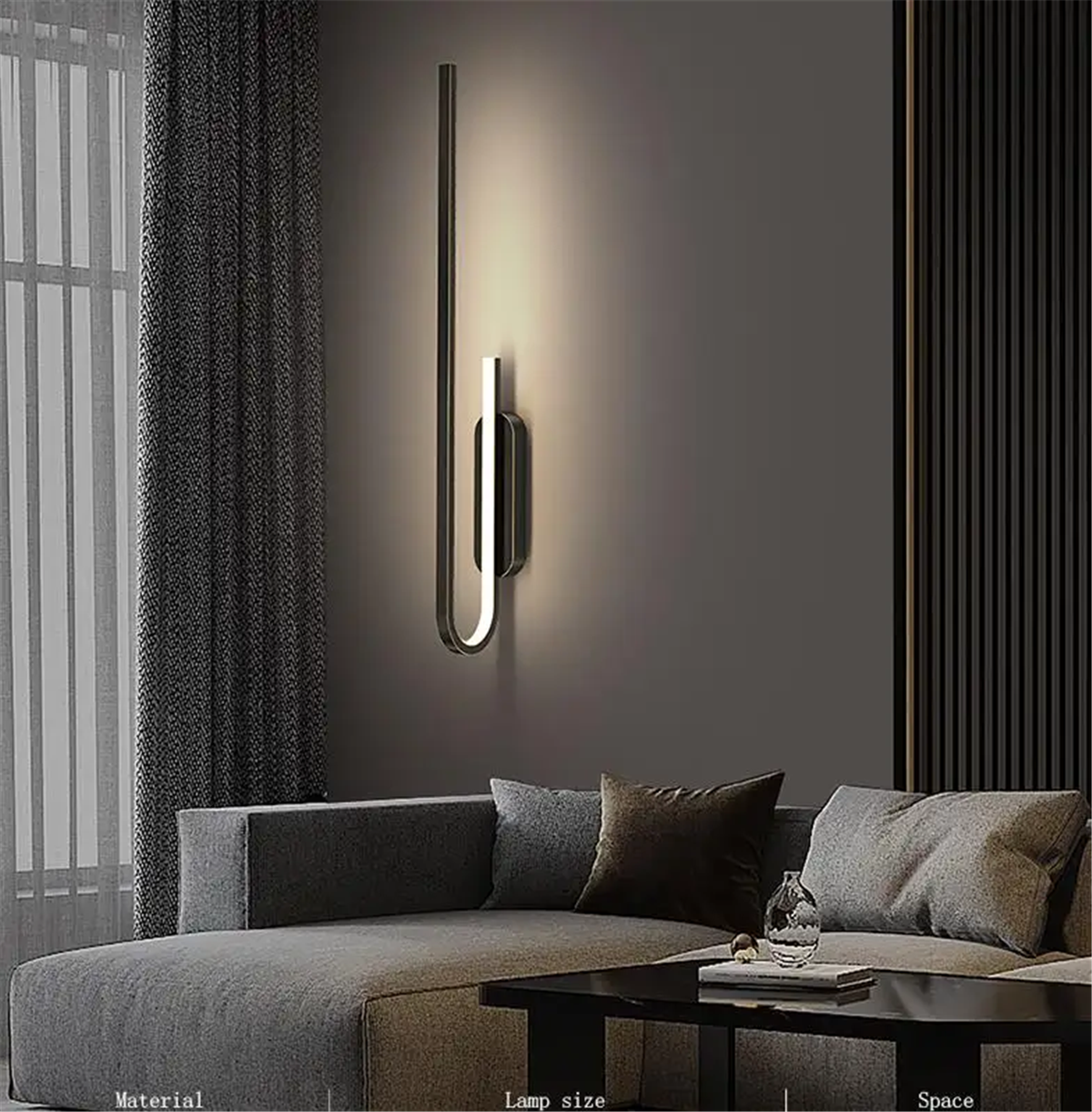 APLİK LED AYDINLATMAAPLİK LED AYDINLATMA-30-SİYAH