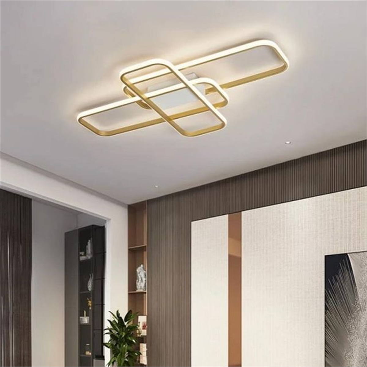 PLAFONYER LED AVİZEPLAFONYER LED AVİZE-28-SİYAH GÖVDE RENGİ