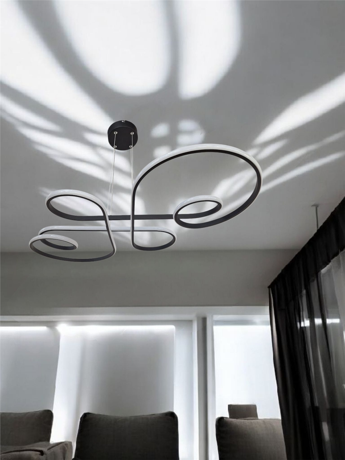 SARKIT LED AVİZESARKIT LED AVİZE-106-BEYAZ GÖVDE RENGİ