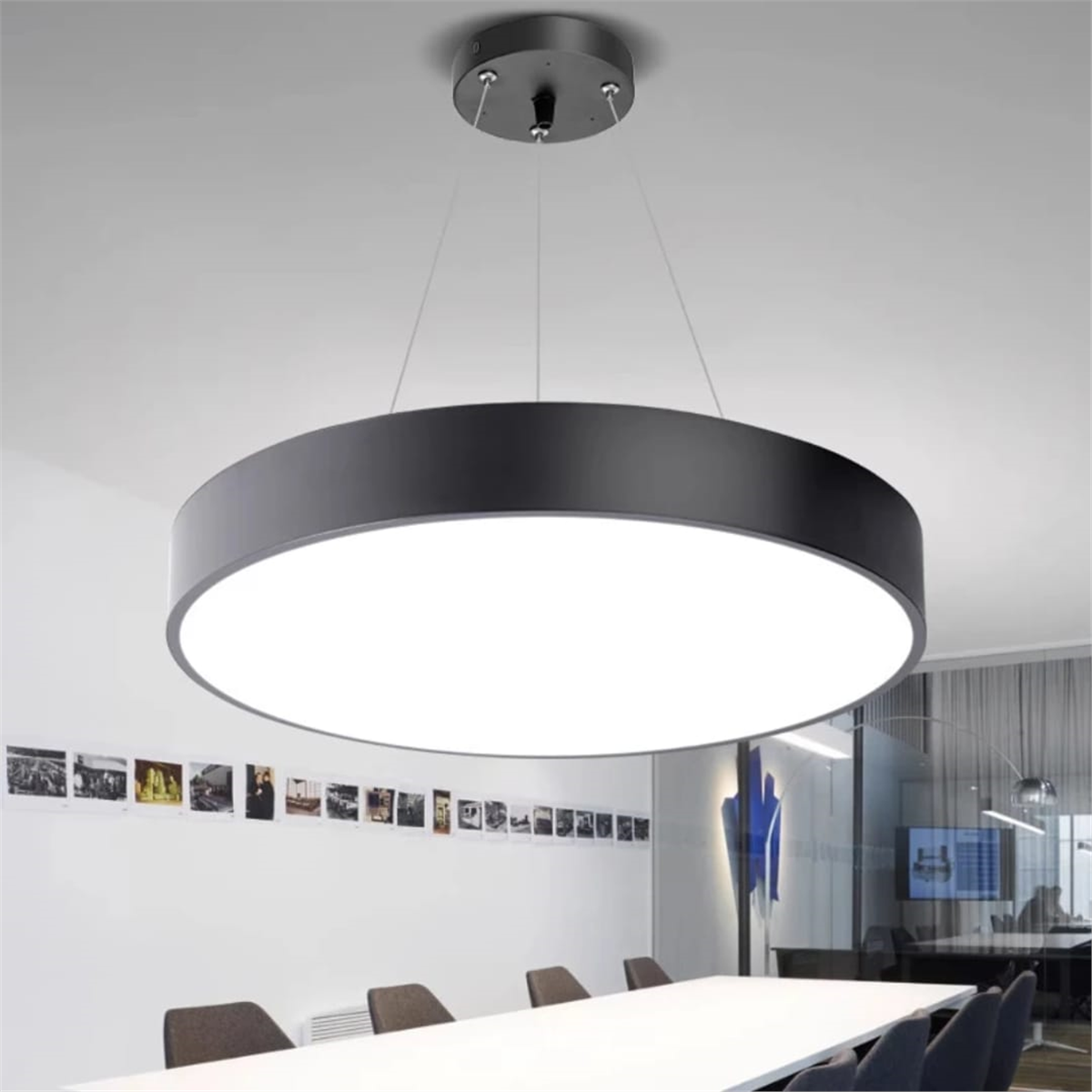 SARKIT LED AVİZESARKIT LED AVİZE-110-SİYAH GÖVDE RENGİ
