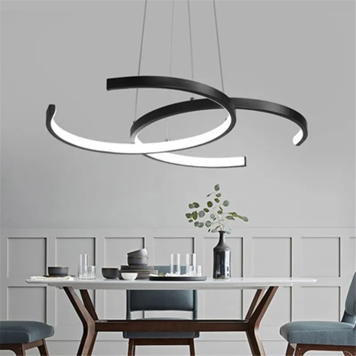 SARKIT LED AVİZESARKIT LED AVİZE-3-SİYAH GÖVDE