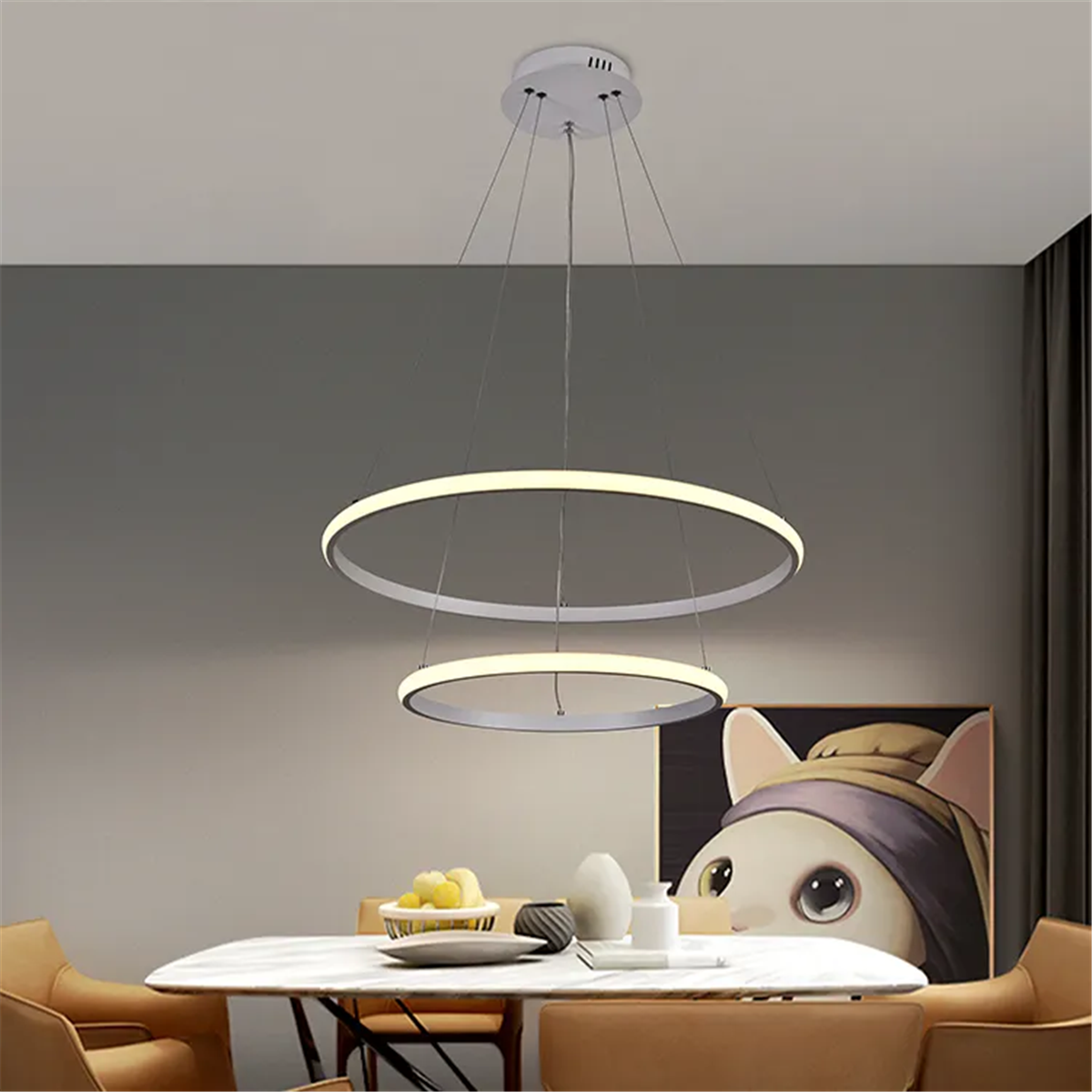 SARKIT LED AVİZESARKIT LED AVİZE-35-ESKİTME GOLD GÖVDE