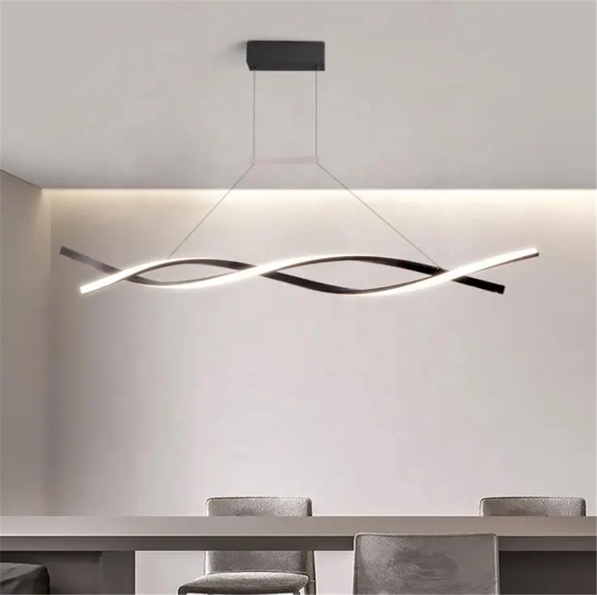 SARKIT LED AVİZESARKIT LED AVİZE-4-ANTRASİT GÖVDE
