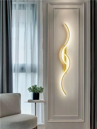 APLİK LED AYDINLATMAAPLİK LED AYDINLATMA-29-ESKİTME GOLD