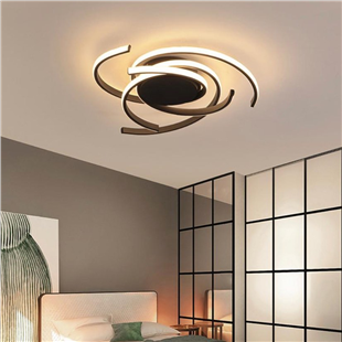 PLAFONYER LED AVİZEPLAFONYER LED AVİZE-1-ANTRASİT GÖVDE RENGİ