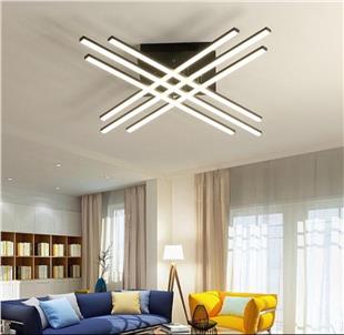 PLAFONYER LED AVİZEPLAFONYER LED AVİZE-31-SİYAH