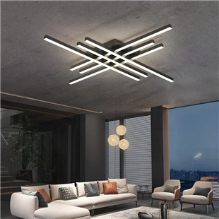 PLAFONYER LED AVİZEPLAFONYER LED AVİZE-33-SİYAH