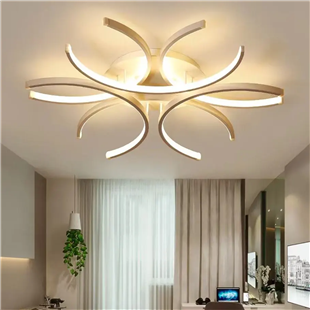 PLAFONYER LED AVİZEPLAFONYER LED AVİZE-58-ANTRASİT