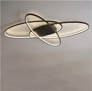 PLAFONYER LED AVİZEPLAFONYER LED AVİZE-9-SİYAH GÖVDE RENGİ