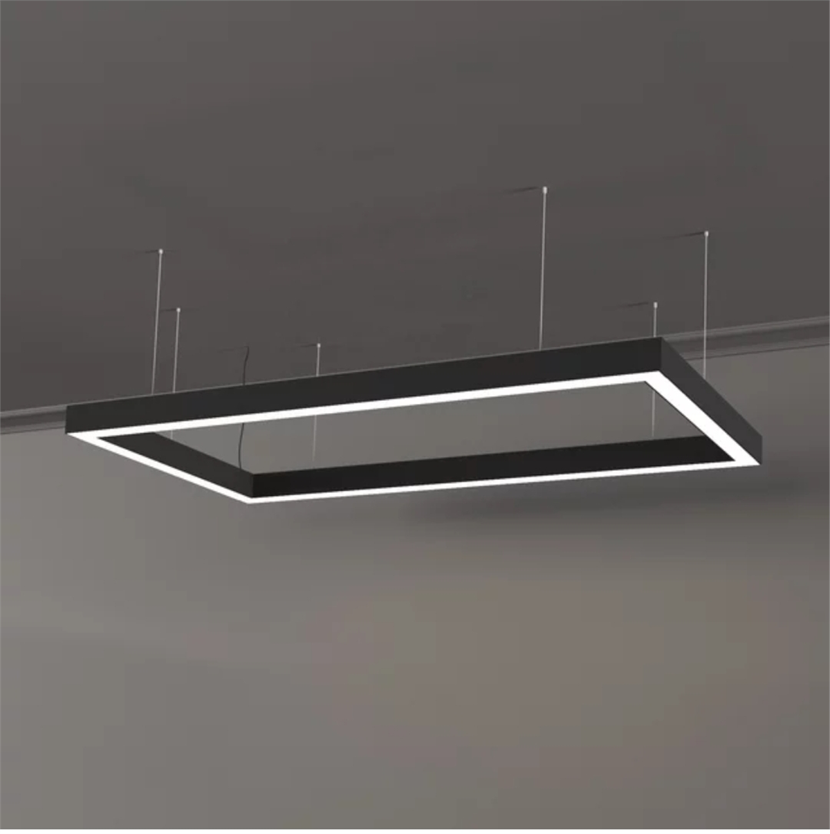 DİKDÖRTGEN LİNEER AYDINLATMA40 CM x 100 CM-H:150 CM DİKDÖRTGEN LİNEER AYDINLATMA (32W/3840LM/METRE İLE ÜRÜNLERİMİZ YÜKSEK IŞIK ŞİDDETİNE SAHİPTİR.)