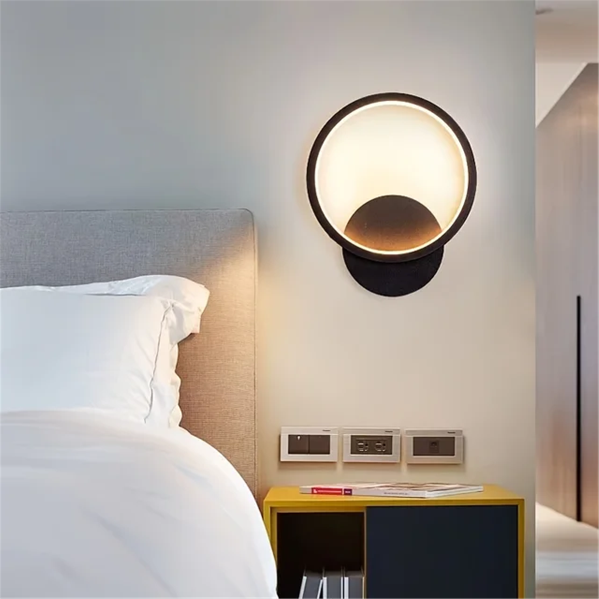 APLİK LED AYDINLATMAAPLİK LED AYDINLATMA-16-SİYAH