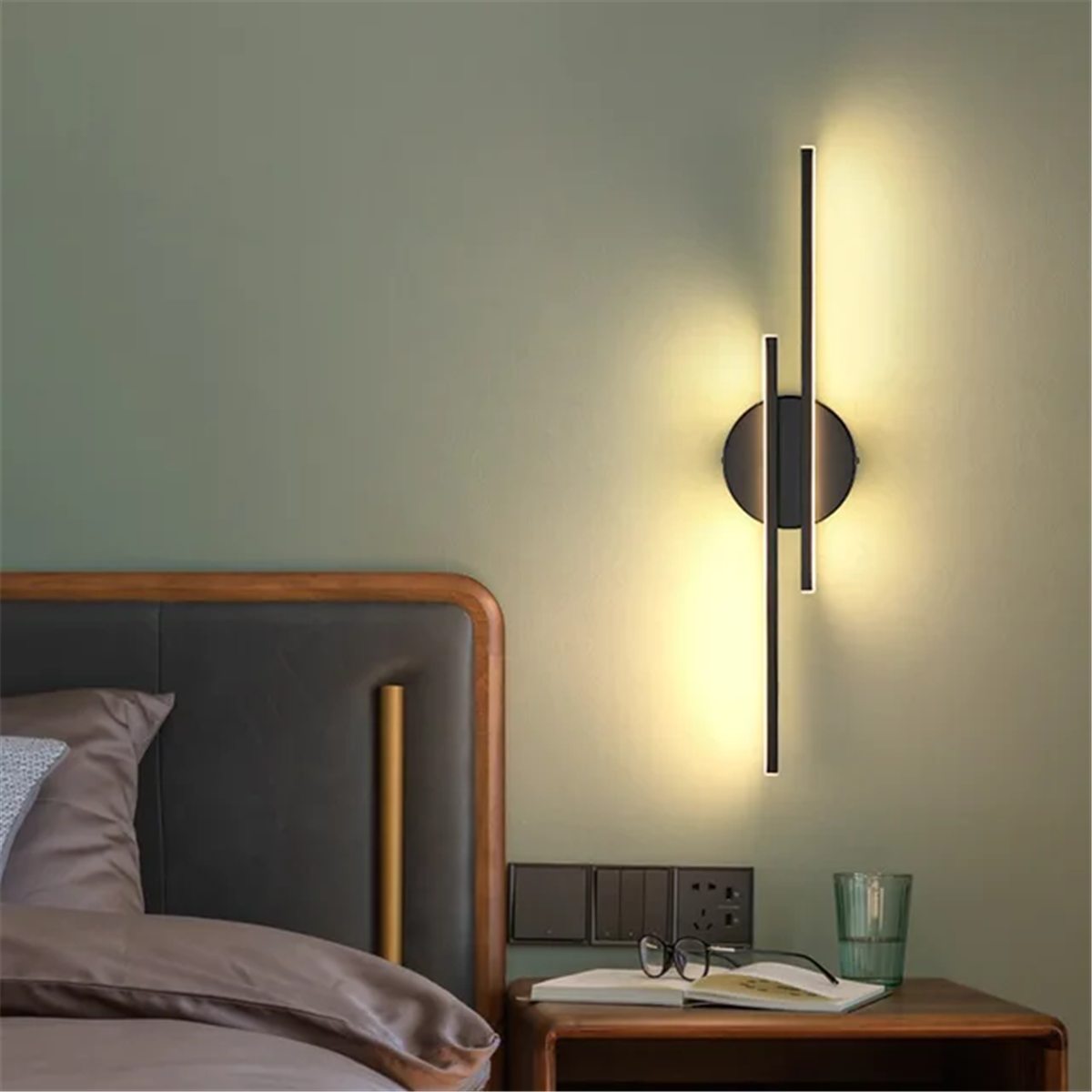 APLİK LED AYDINLATMAAPLİK LED AYDINLATMA-19-SİYAH