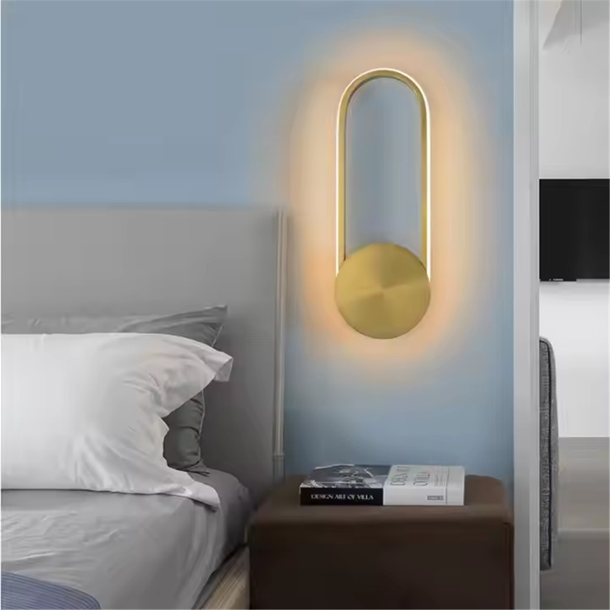 APLİK LED AYDINLATMAAPLİK LED AYDINLATMA-33-ESKİTME GOLD