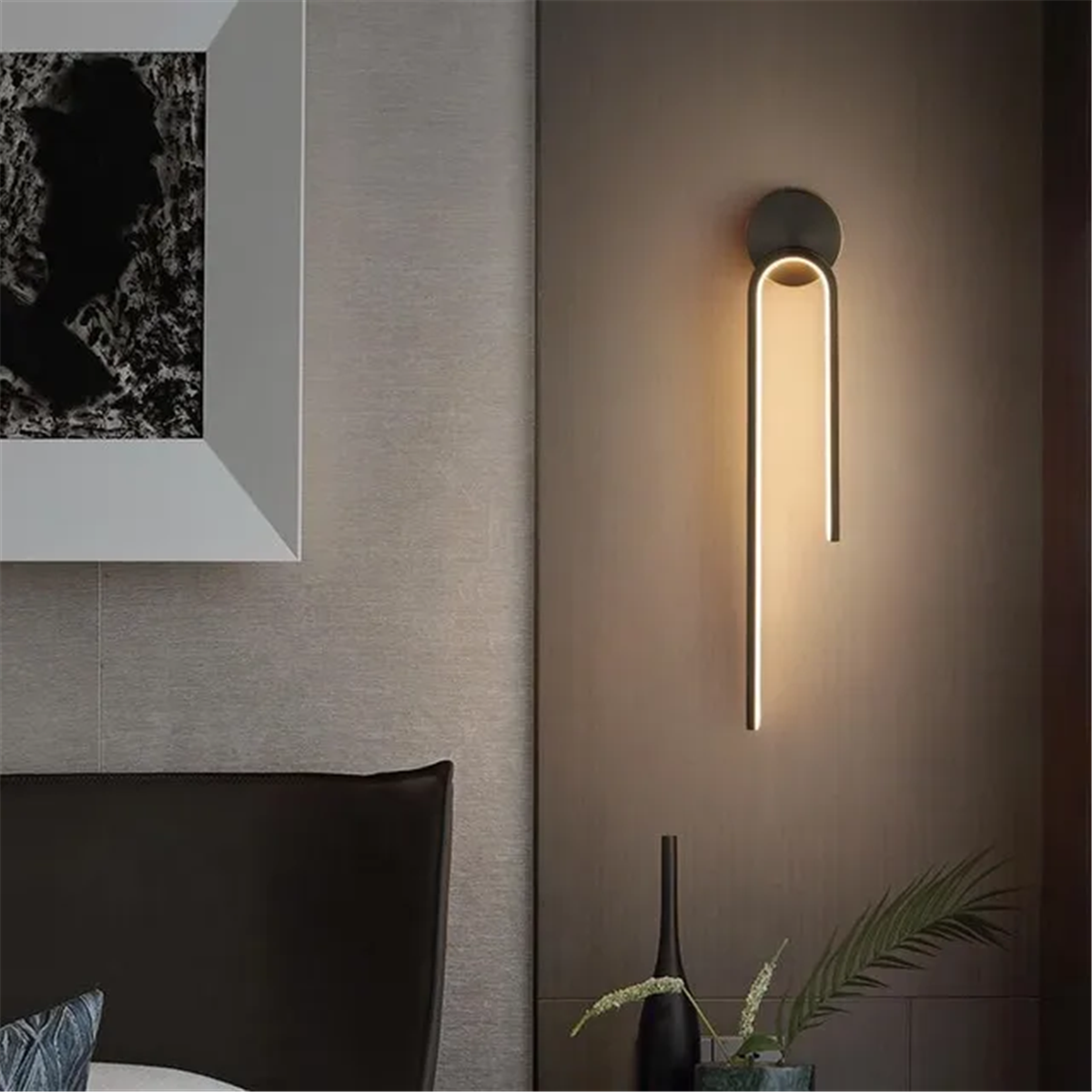 APLİK LED AYDINLATMAAPLİK LED AYDINLATMA-7-SİYAH