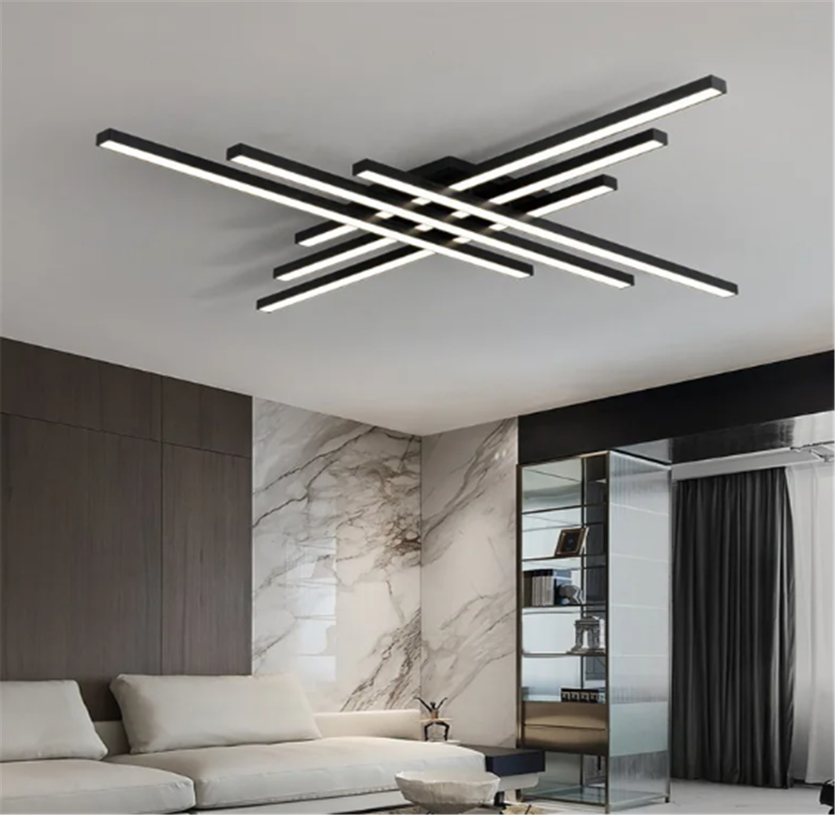 PLAFONYER LED AVİZEPLAFONYER LED AVİZE-35-BEYAZ GÖVDE RENGİ