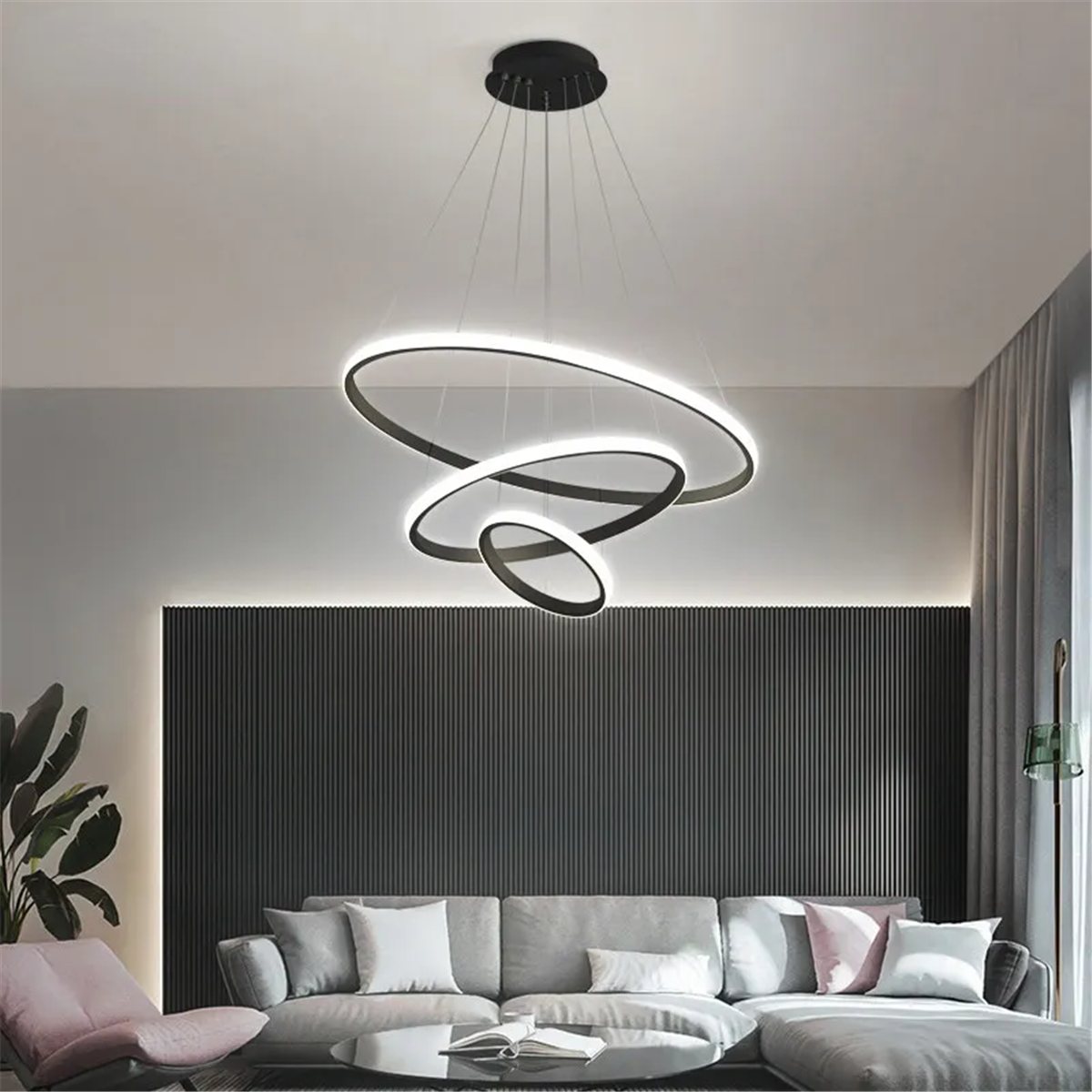 SARKIT LED AVİZESARKIT LED AVİZE-36-BEYAZ GÖVDE