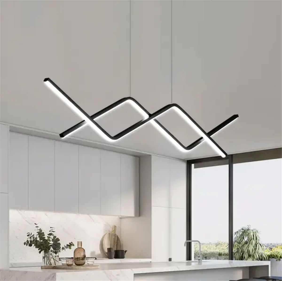 SARKIT LED AVİZESARKIT LED AVİZE-5-BEYAZ GÖVDE