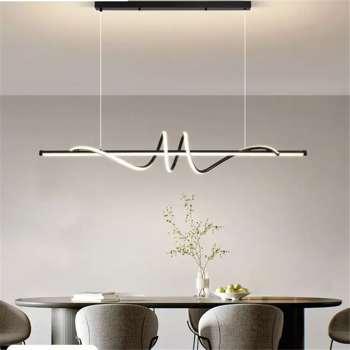 SARKIT LED AVİZESARKIT LED AVİZE-86-ANTRASİT GÖVDE