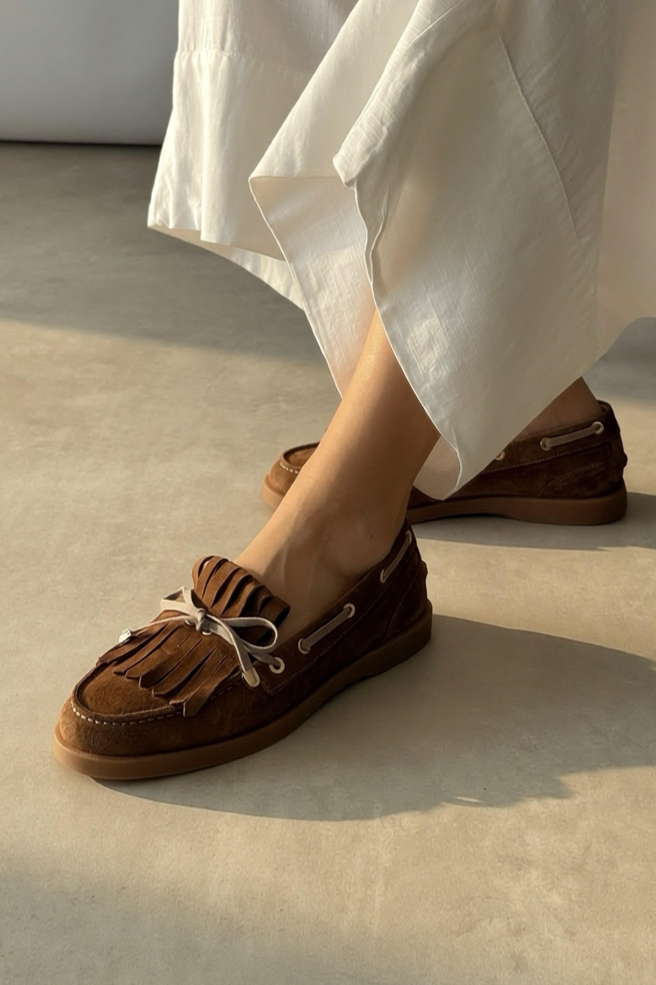 Softee Toprak Hakiki Deri Loafer
