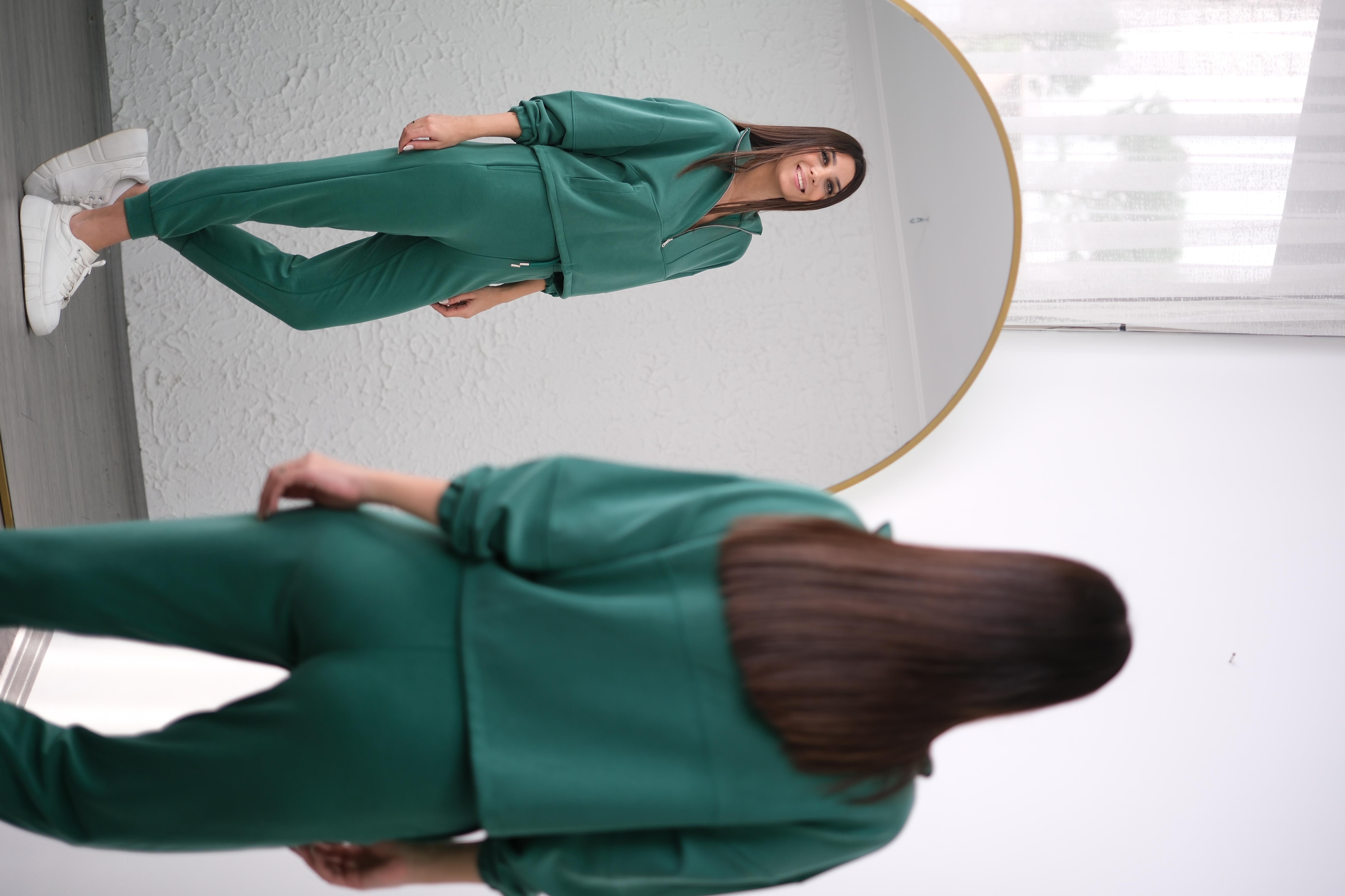 CELA FERMUARLI YEŞİL EŞOFMAN TAKIMI