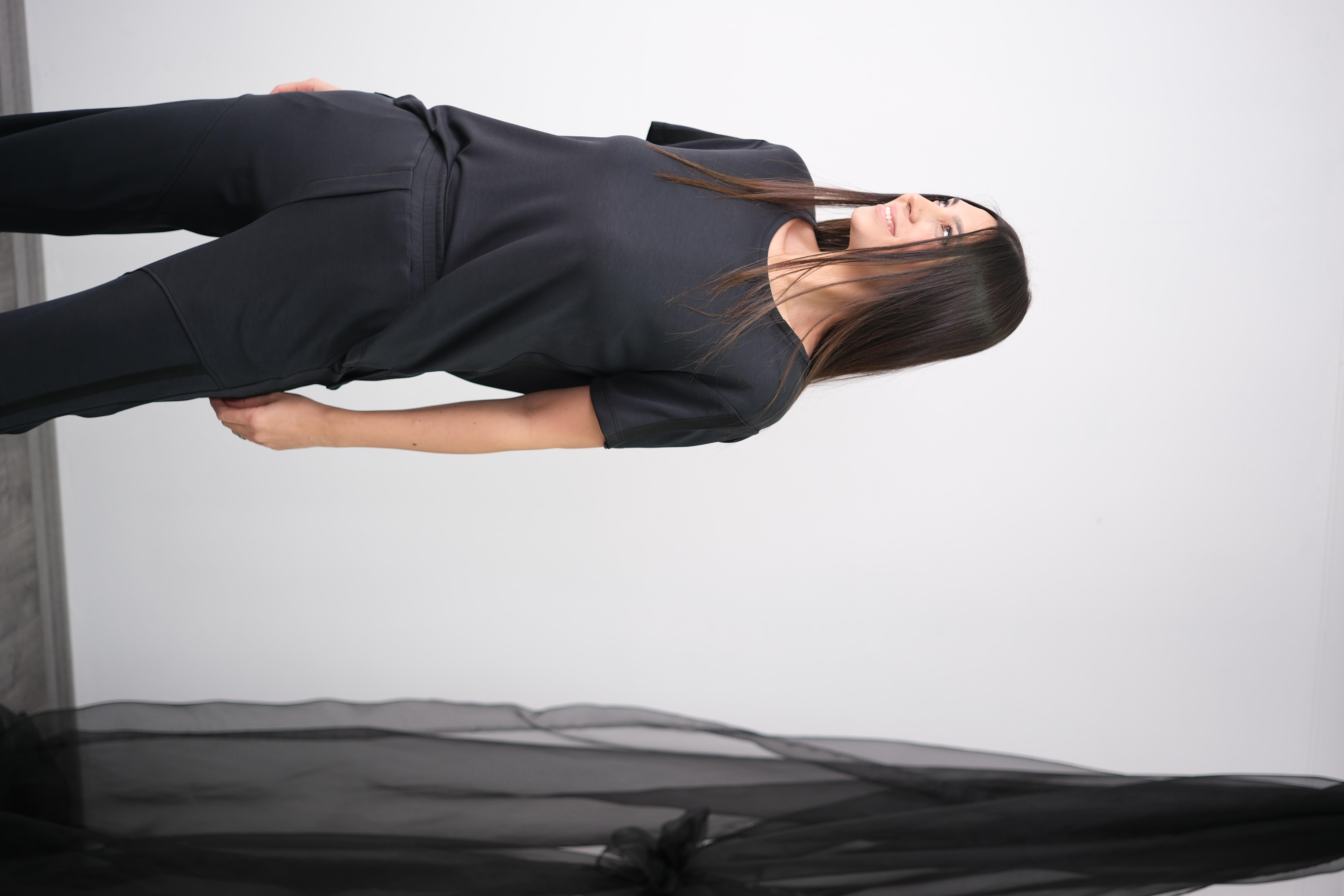 CHARLES ANTRASİT MODAL BLUZ