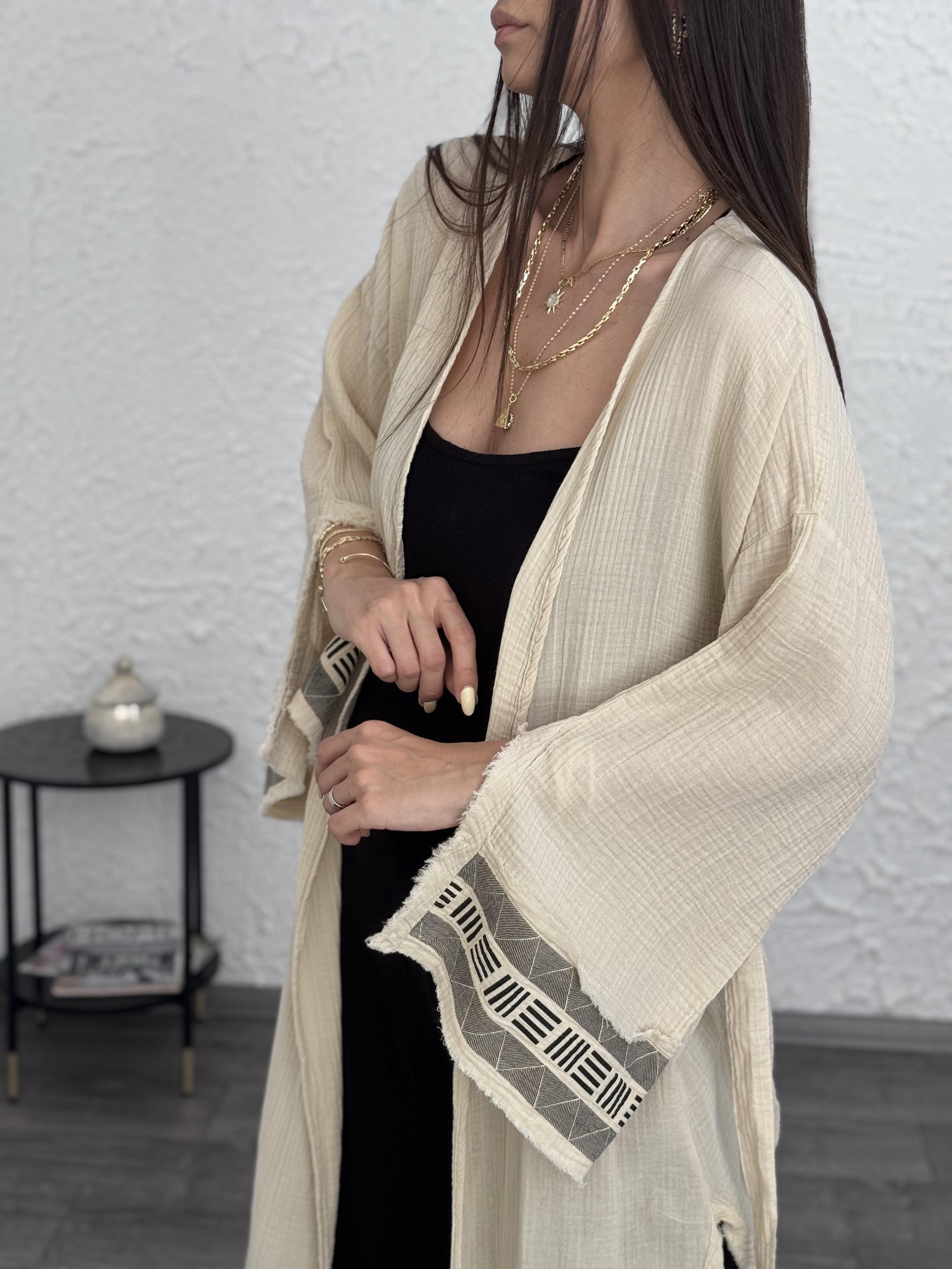 DENGE BEJ TASARIM KAFTAN