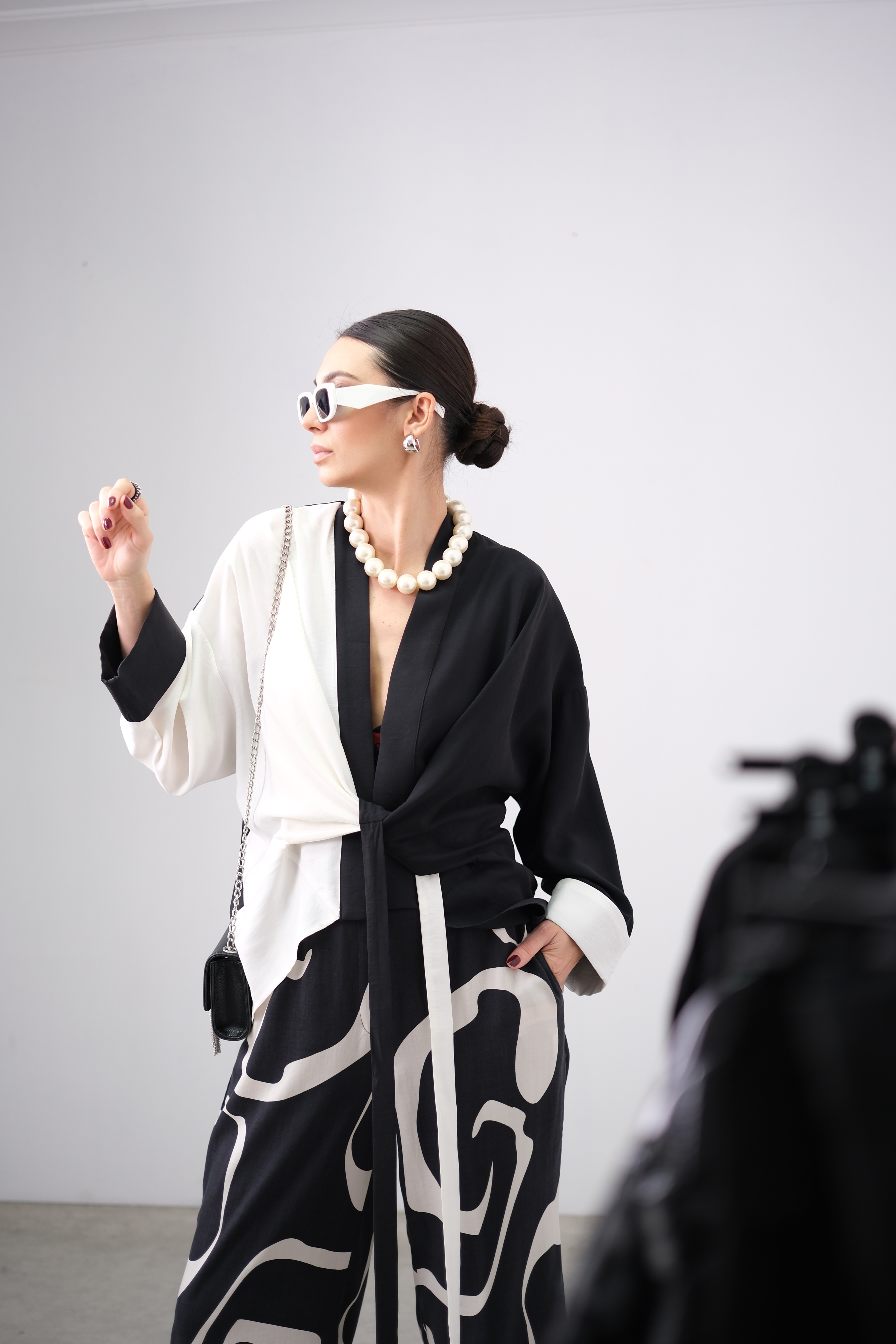 ELİTE TOUCH SİYAH/EKRU CEKET