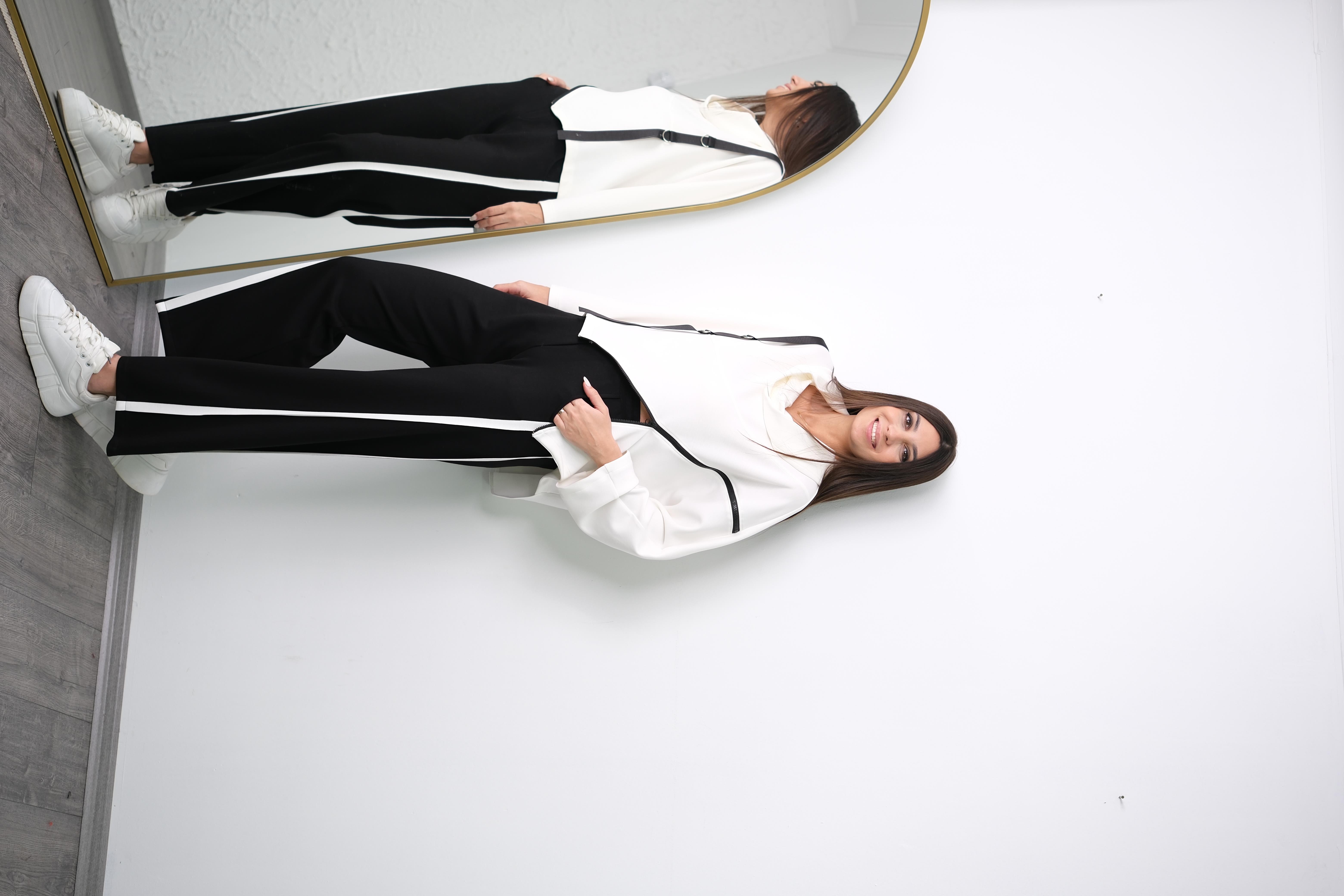 FEMME SİYAH MODAL PANTOLON