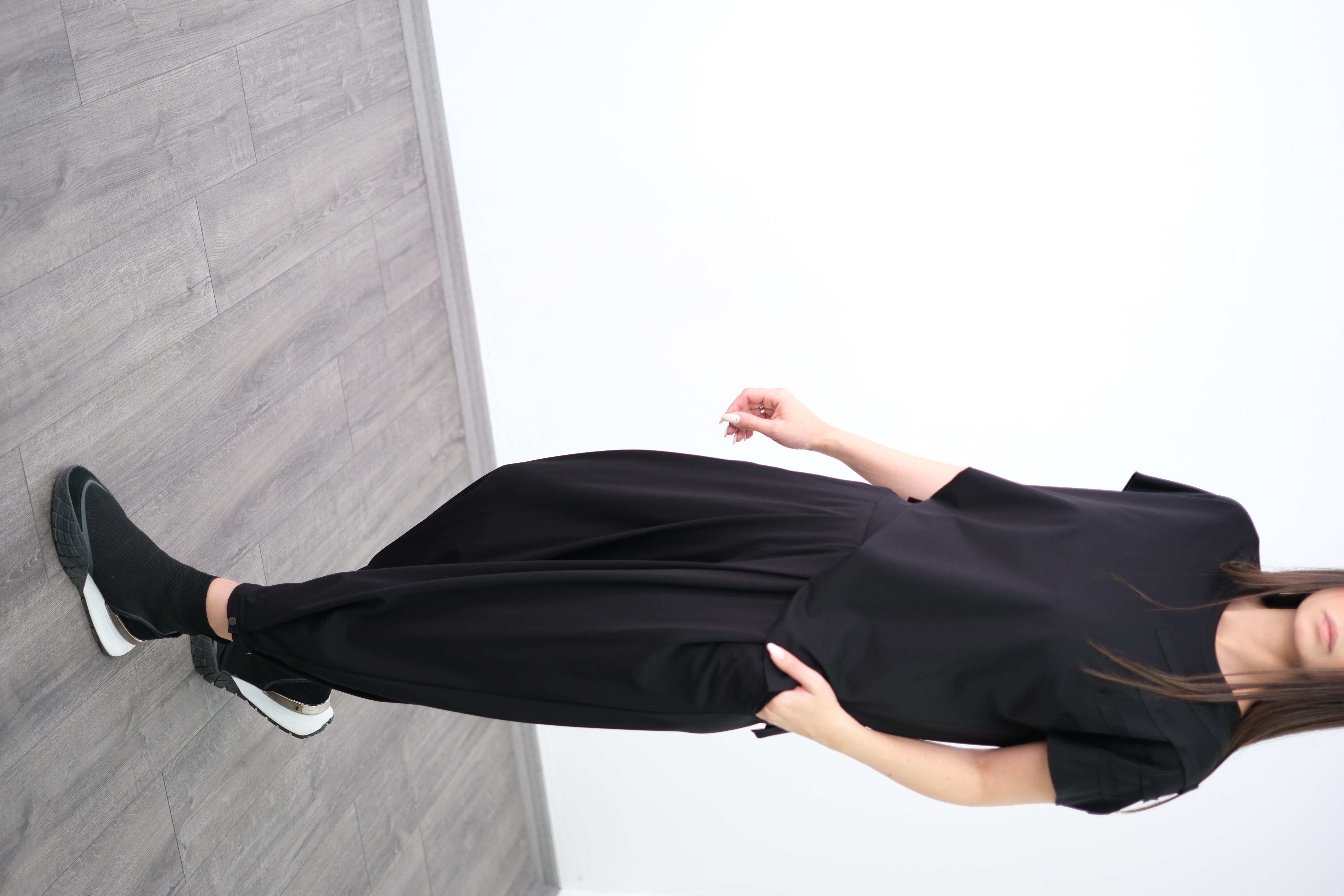 FİNO TASARIM SİYAH PANTOLON