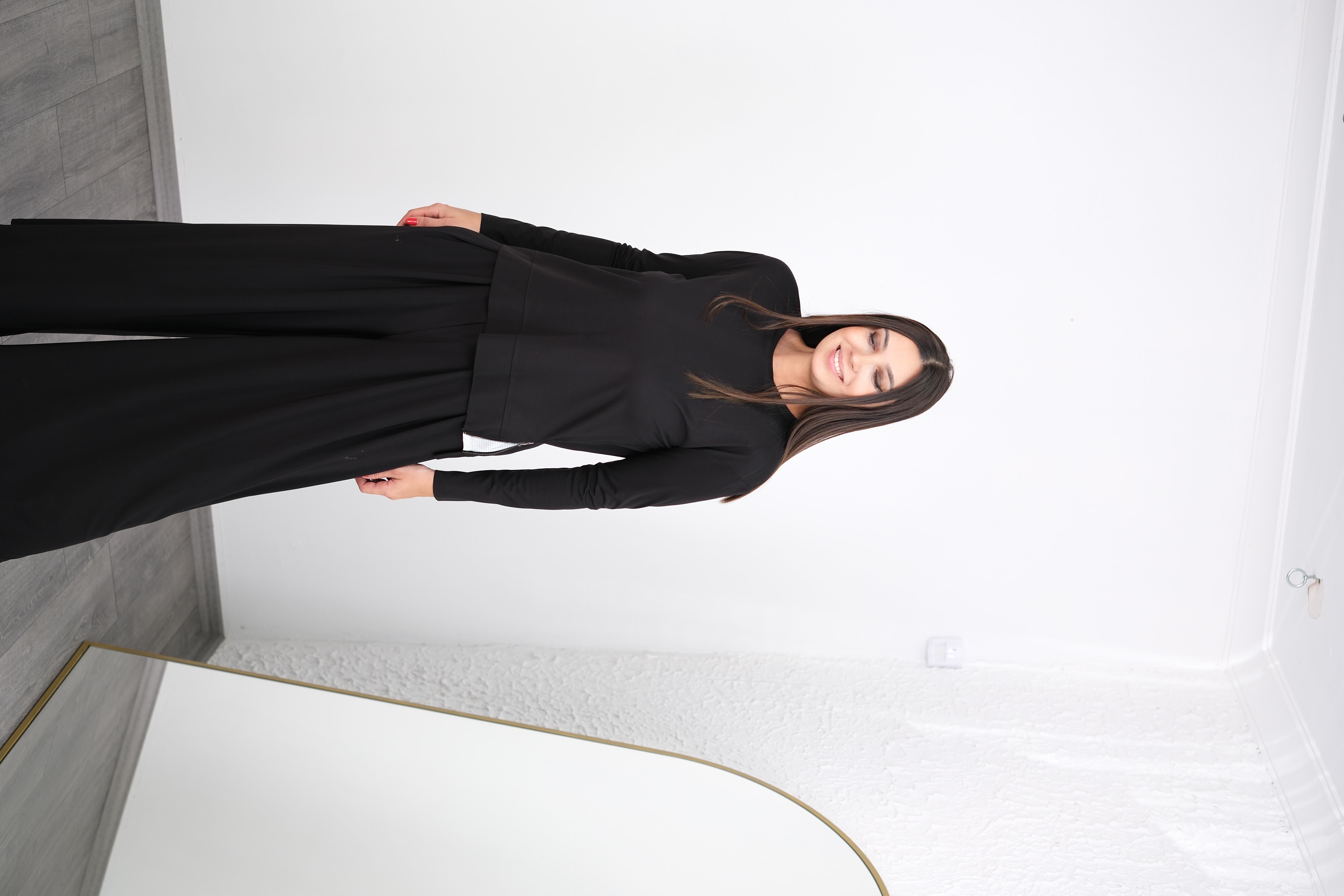 HENE SİYAH BASİC BLUZ